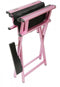 Make-up artist artist hairdressing chair foldable lightweight director chair seat height 70 cm pink