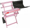 Make-up artist artist hairdressing chair foldable lightweight director chair seat height 70 cm pink