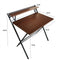 Desk laptop table foldable Tough - industrial vintage style - space saving