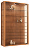 Display cabinet wall display case Vitrosa Mini dark brown walnut color