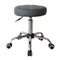 Office chair stool - desk stool - office stool - with wheels - height adjustable - gray