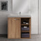Washbasin cabinet - bathroom furniture - brown