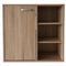 Washbasin cabinet - bathroom furniture - brown