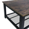 Coffee table Tough industrial design metal wood 108 cm x 60 cm