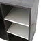 Washbasin base cabinet - bathroom furniture - gray with white
