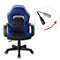 Gaming chair Thomas junior - office chair racing gaming style - height adjustable - black blue