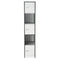 Column cabinet bathroom - storage cabinet bathroom bedroom or hall - 180 cm high - gray
