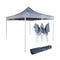 Party tent ANTHRACITE gray 3m x 3m foldable