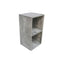 Compartment cabinet Vakkie 2 open compartments storage cabinet - gray concrete
