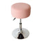 Stool retro vintage - dressing table stool - height adjustable up to 65 cm - pink