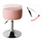 Stool retro vintage - dressing table stool - height adjustable up to 65 cm - pink