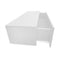 Floating hall cabinet - hanging sideboard cabinet - with drawer - 100 cm wide - white