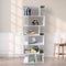 Shelf bookcase - wall cabinet stacked cube - 185 cm high - white
