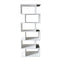 Shelf bookcase - wall cabinet stacked cube - 185 cm high - white