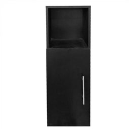 Hallway cabinet - bedside table - 90 cm high - black
