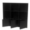 Compartment cabinet Vakkie 9 compartments storage cabinet - bookcase - wall cabinet - black