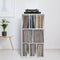 LP vinyl storage cabinet - record cabinet - lp vinyl storage rack - record rack - bookcase - 8 compa