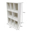 LP vinyl storage cabinet - record cabinet - lp vinyl storage rack - record rack - bookcase - 8 compa