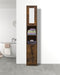 Column cabinet bathroom - storage cabinet bathroom or hall - with mirror - 180 cm high