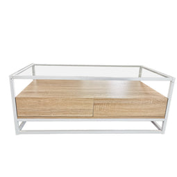 Wall cabinet Tough metal wood industrial design open bookcase 137 cm high black