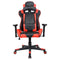Office chair racing gaming chair style high design Thomas - red black