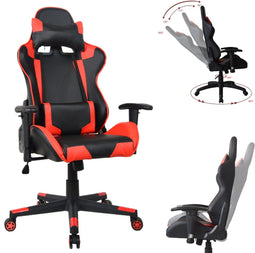 Office chair racing gaming chair style high design Thomas - red black