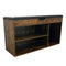 Shoe cabinet hall bench with storage space - shoe rack - with seat cushion - brown walnut