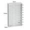VDD Display case standing suspended wall display case - sliding doors - 60 x 105 x 20 cm