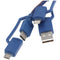 3A USB charging cable USB-PDC-3 Multifunctional USB data and charging cable 1.2 meters up to 3A max.