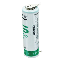 SAFT LS14500CNA lithium battery with 2 print contacts