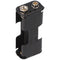 Battery holder for 2x Mignon with push button