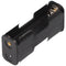 Battery holder for 2x Mignon with push button