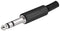 Goobay jack plug - 6.35 mm - stereo - 6.35 mm jack plug (3-pole, stereo)