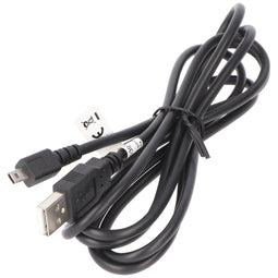USB 2.0 Hi-Speed cable "A" plug to mini plug 8 pin.
