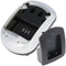 Charger suitable for 2CR5, 2CR5M, 2CR5MR batteries, set consisting of charger including 12-24V adapt