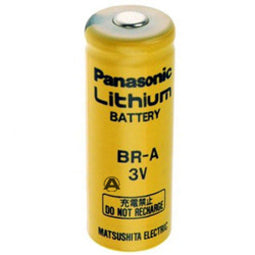 BR-A Panasonic lithium battery without soldering tag, 3.0 volts