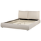 Beliani VINAY - Tweepersoonsbed - Beige - 160 x 200 cm - Polyester