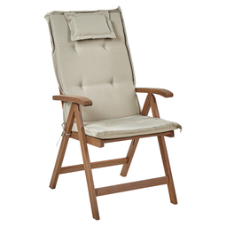 Beliani AMANTEA - Bistroset - Donkere houtkleur - Acaciahout