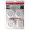 LED lights in a set of 3 including remote control and batteries, 3 LED lights, with touch field