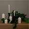 Homestylingshop LED kaarsen - Kaarsen set - LED kaarsen met bewegende vlam - wit set van 4 twirly