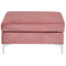 Beliani EVJA - Hoekbank met ottmaan - Roze - Rechterzijde - Fluweel