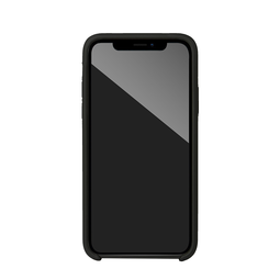 COQUE LIQUID SILICON NOIRE POUR IPHONE X/XS