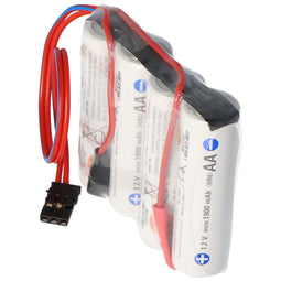Receiver pack Sanyo Eneloop AA 4 series 4.8 / 2000 Graupner, new Panasonic (formerly Sanyo)