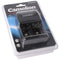 Plug-in charger BC-0904SM for charging pairs of AAA, AA or 9V block NiMH batteries, 2 LED displays