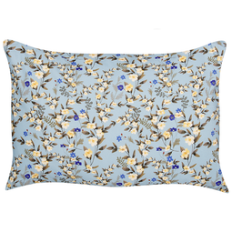 Beliani VALLORIA - Buitenkussen set van 2 - Blauw - Polyester