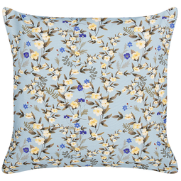 Beliani VALLORIA - Buitenkussen set van 2 - Blauw - 45 x 45 cm - Polyester