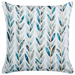 Beliani LOANO - Sierkussen set van 2 - Wit/Groen - Polyester