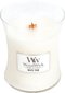 Woodwick - White Teak Medium kaars