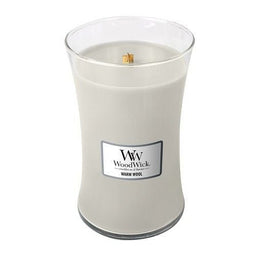 Woodwick - Warm Wool kaars groot