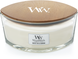 Woodwick - White Tea & Jasmine ellips kaars